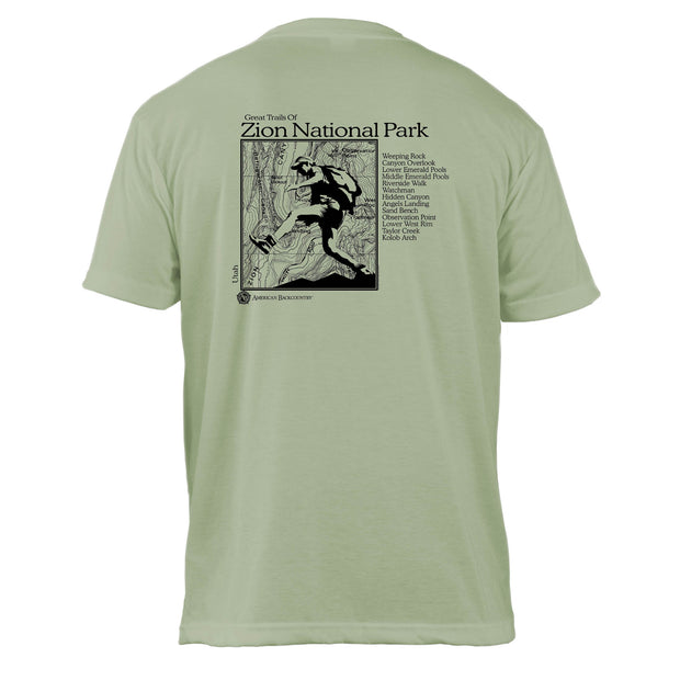 Zion National Park Great Trails Basic Crew T-Shirt