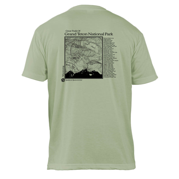 Grand Teton National Park Great Trails Basic Crew T-Shirt