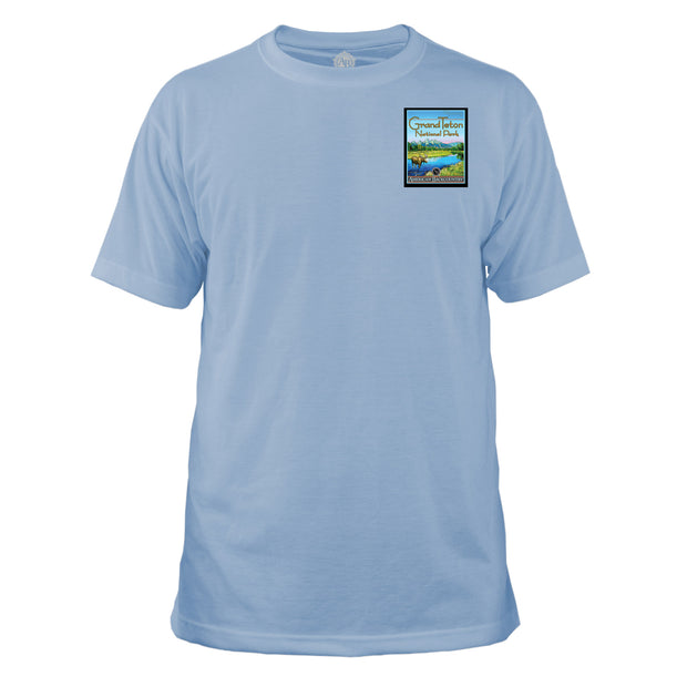 Grand Teton National Park Vintage Destinations Basic Crew T-Shirt