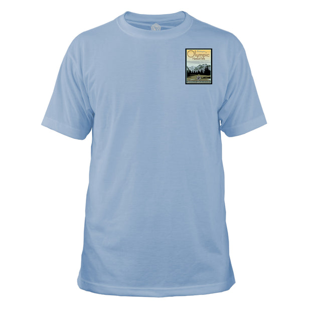 Olympic National Park Vintage Destinations Basic Crew T-Shirt