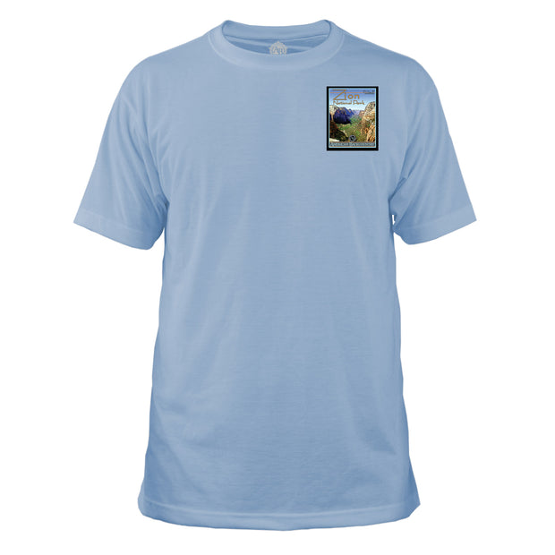 Zion National Park Vintage Destinations Basic Crew T-Shirt