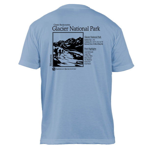 Glacier National Park Classic Backcountry Basic Crew T-Shirt