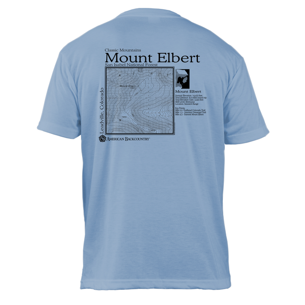 Mount Elbert Classic Mountain Basic Crew T-Shirt