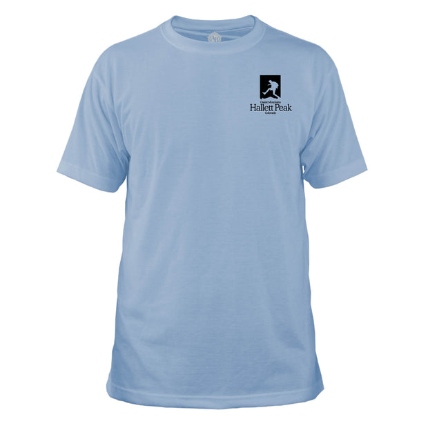 Hallett Peak Classic Mountain Basic Crew T-Shirt