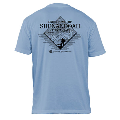 Shenandoah National Park Diamond Topo Basic Crew T-Shirt