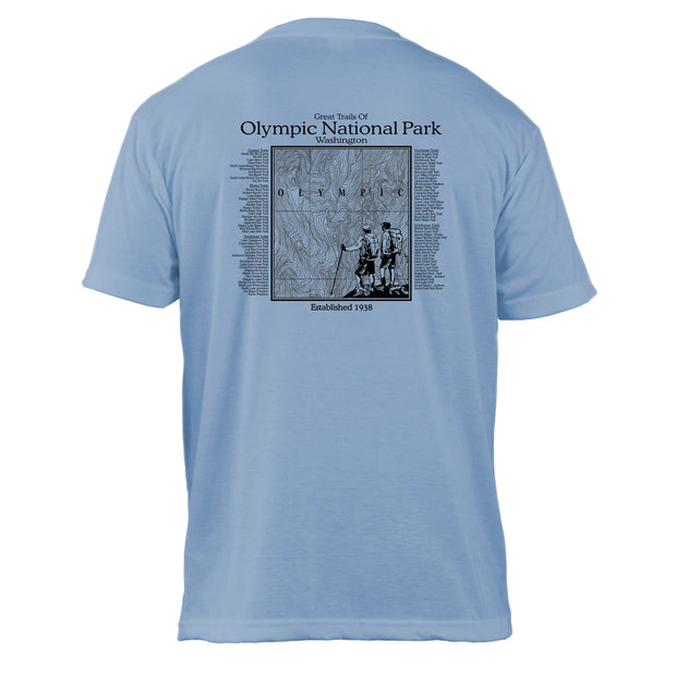 Olympic National Park Great Trails Basic Crew T-Shirt