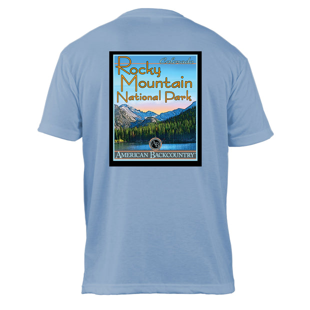 Rocky Mountain National Park Vintage Destinations Basic Crew T-Shirt