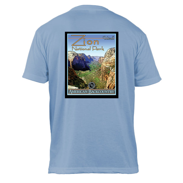 Zion National Park Vintage Destinations Basic Crew T-Shirt