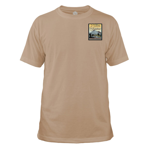 Mount Shasta Vintage Destinations Basic Crew T-Shirt