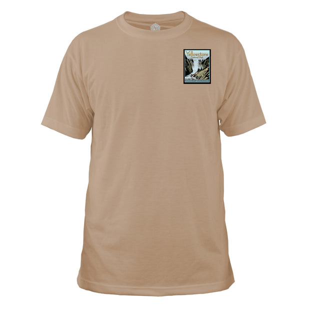 Yellowstone National Park Vintage Destinations Basic Crew T-Shirt