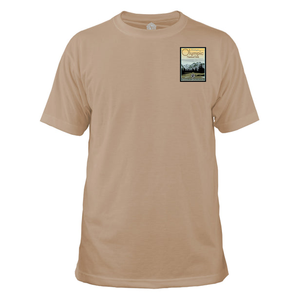 Olympic National Park Vintage Destinations Basic Crew T-Shirt