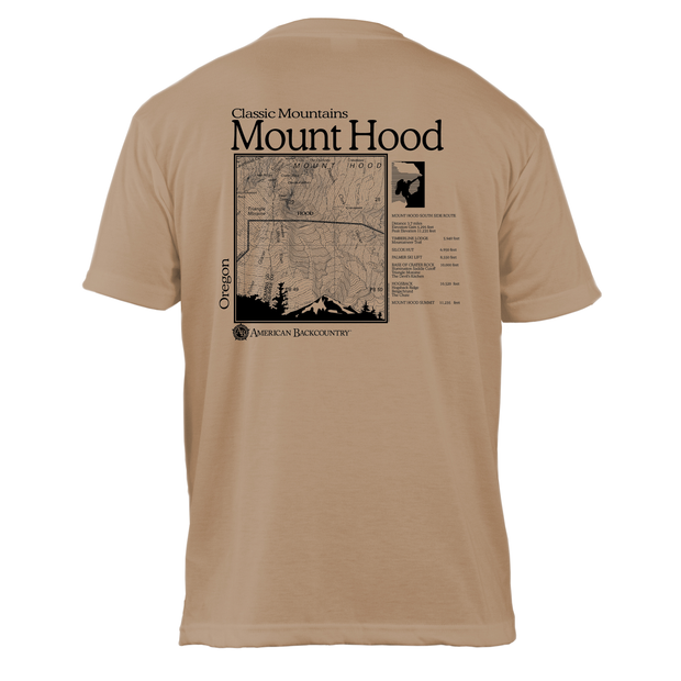 Mount Hood Classic Mountain Basic Crew T-Shirt