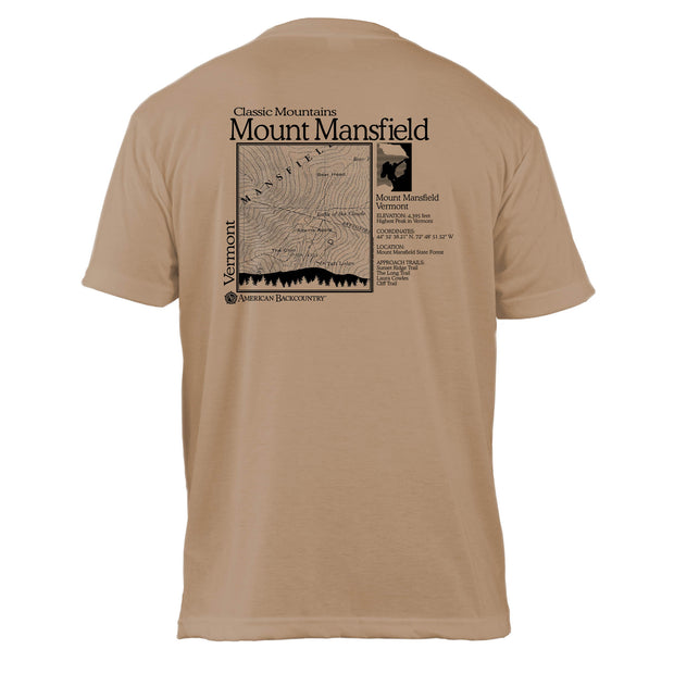 Mount Mansfield Classic Mountain Basic Crew T-Shirt