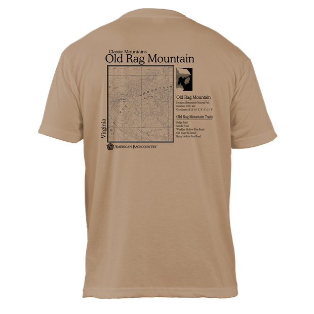Old Rag Mountain Classic Mountain Basic Crew T-Shirt