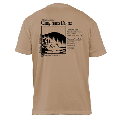 Clingmans Dome Classic Mountain Basic Crew T-Shirt