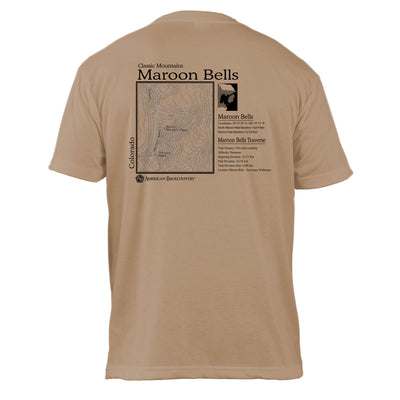 Maroon Bells Classic Mountain Basic Crew T-Shirt