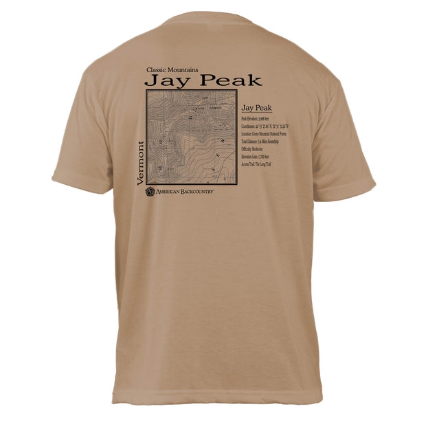 Jay Peak Classic Mountain Basic Crew T-Shirt