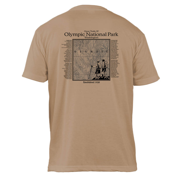 Olympic National Park Great Trails Basic Crew T-Shirt