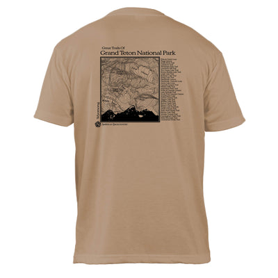 Grand Teton National Park Great Trails Basic Crew T-Shirt