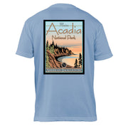 Acadia National Park Vintage Destinations Basic Crew T-Shirt