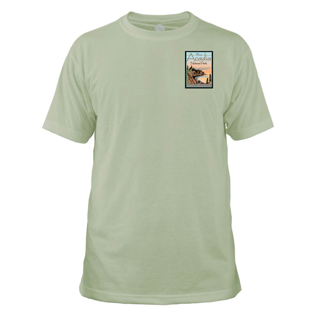 Acadia National Park Vintage Destinations Basic Crew T-Shirt