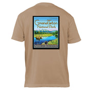 Grand Teton National Park Vintage Destinations Basic Crew T-Shirt