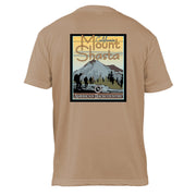 Mount Shasta Vintage Destinations Basic Crew T-Shirt