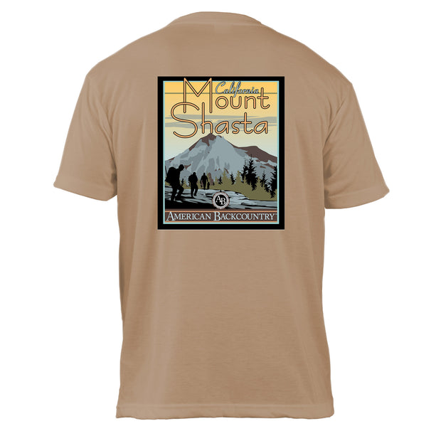 Mount Shasta Vintage Destinations Basic Crew T-Shirt
