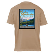 Rocky Mountain National Park Vintage Destinations Basic Crew T-Shirt