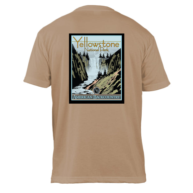 Yellowstone National Park Vintage Destinations Basic Crew T-Shirt