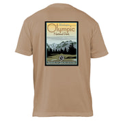 Olympic National Park Vintage Destinations Basic Crew T-Shirt