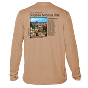 Sequoia National Park Classic Backcountry Long Sleeve Microfiber Men's T-Shirt