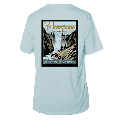 Yellowstone National Park Vintage Destinations Short Sleeve Microfiber Men's T-Shirt