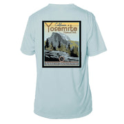 Yosemite National Park Vintage Destinations Short Sleeve Microfiber Men's T-Shirt