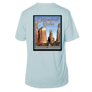 Cathedral Rocks Vintage Destinations Short Sleeve Microfiber Men's T-Shirt