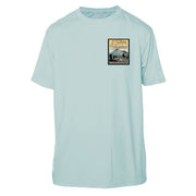 Mount Shasta Vintage Destinations Short Sleeve Microfiber Men's T-Shirt