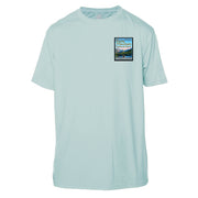 Rocky Mountain National Park Vintage Destinations Short Sleeve Microfiber Men's T-Shirt