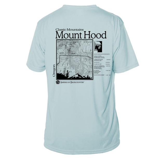 Mount Hood Classic Mountain Short Sleeve Microfiber Men's T-Shirt