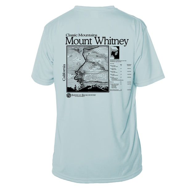 Mount Whitney Classic Mountain Short Sleeve Microfiber Men's T-Shirt