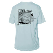 Half Dome Classic Mountain Short Sleeve Microfiber Men's T-Shirt