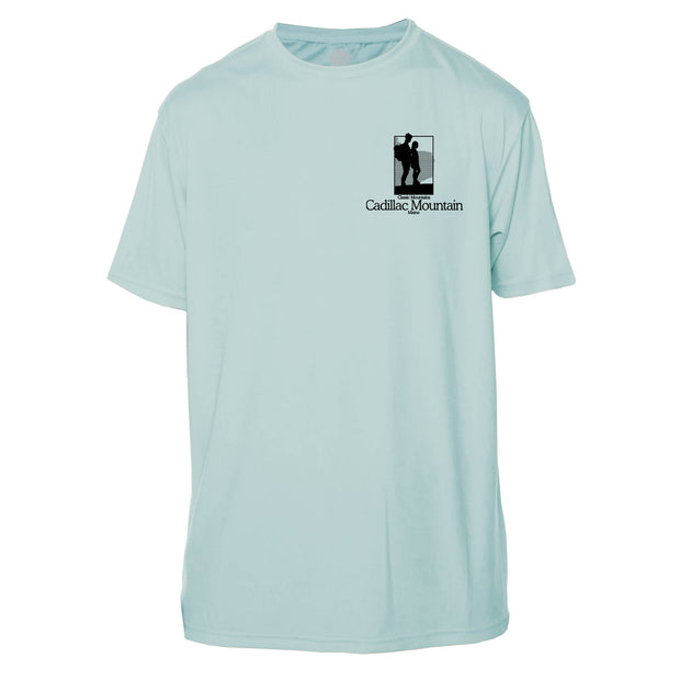 Cadillac Mountain Classic Mountain Short Sleeve Microfiber Men's T-Shirt