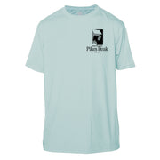 Pikes Peak Classic Mountain Short Sleeve Microfiber Men's T-Shirt