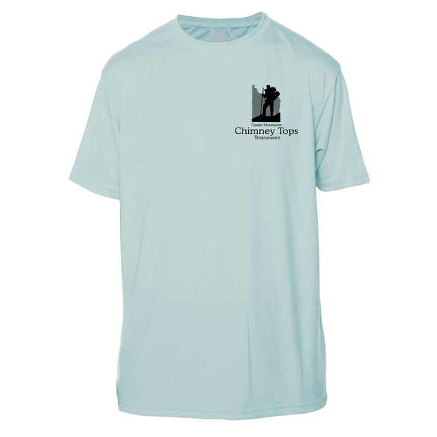 Chimney Tops Classic Mountain Short Sleeve Microfiber Men's T-Shirt