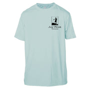 Jay Peak Classic Mountain Short Sleeve Microfiber Men's T-Shirt