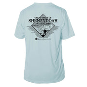 Shenandoah National Park Diamond Topo Short Sleeve Microfiber Men's T-Shirt