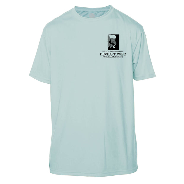 Devils Tower Diamond Topo Short Sleeve Microfiber Men's T-Shirt