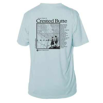 Crested Butte Great Trails Short Sleeve Microfiber Men's T-Shirt