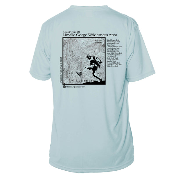 Linville Gorge Great Trails Short Sleeve Microfiber Men's T-Shirt