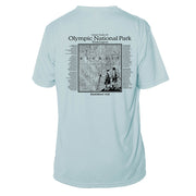 Olympic National Park Great Trails Short Sleeve Microfiber Men's T-Shirt
