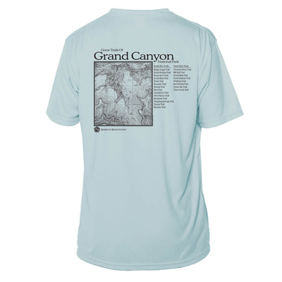 Grand Canyon National Park Great Trails Short Sleeve Microfiber Men's T-Shirt